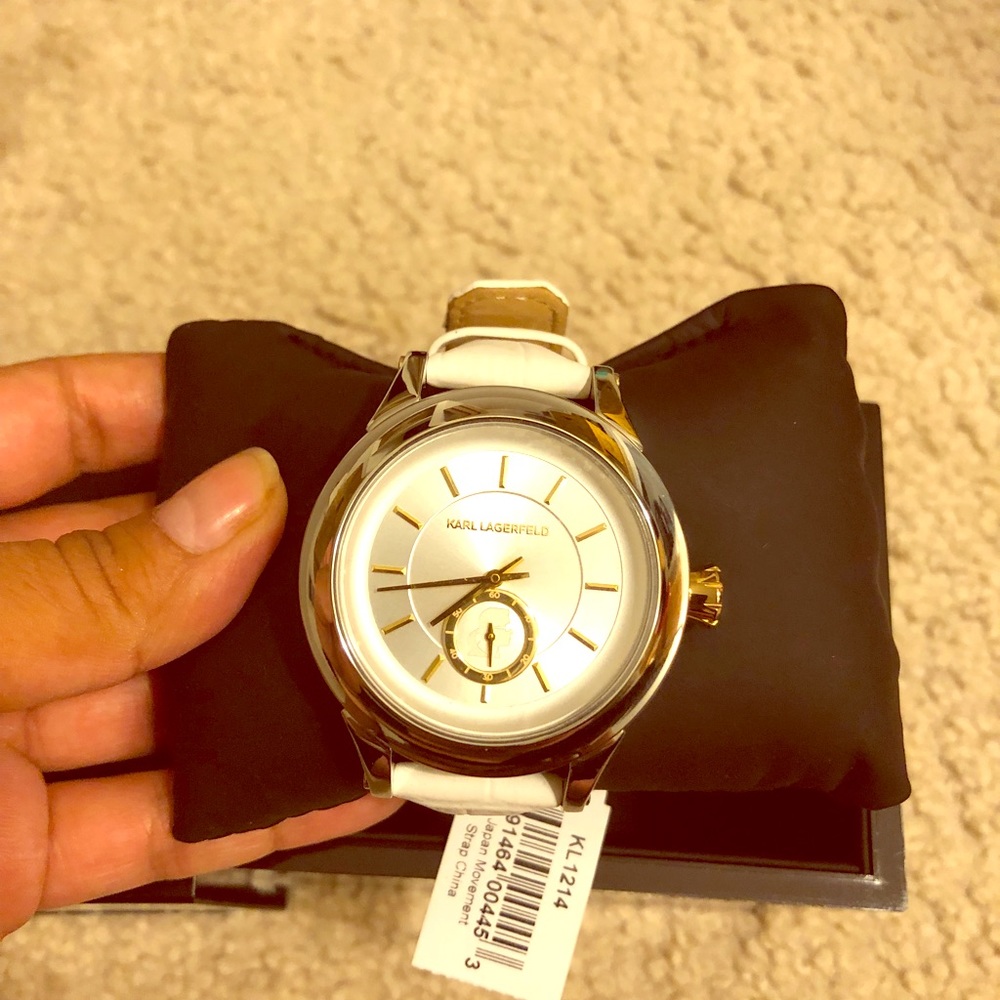 Karl Lagerfeld watch. New with tags. Never used.